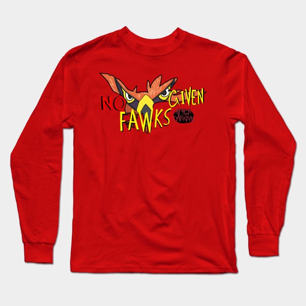 No Fawk Given Long Sleeve T-Shirt by POD DOG